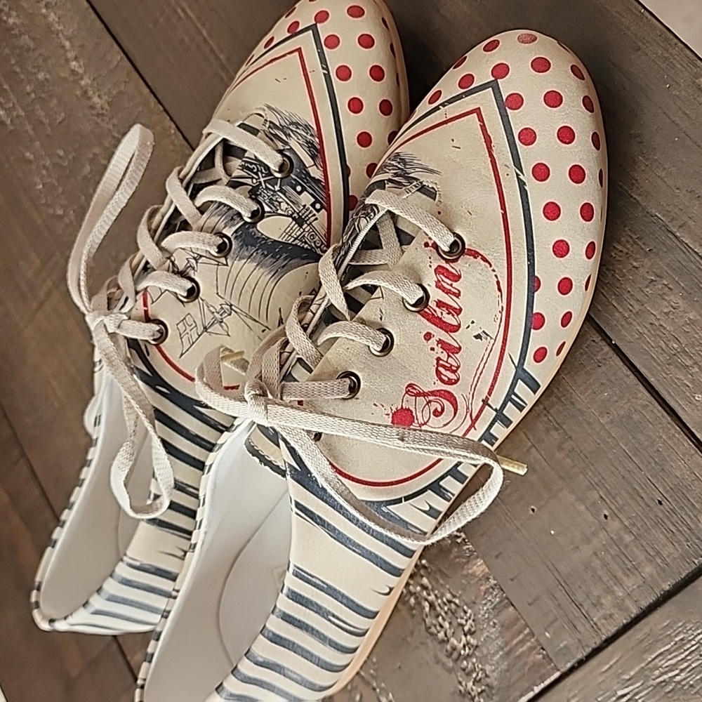 Goby Sailing Ballerina Shoes, Made In Turkey, MSRP $168